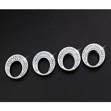 YUWATON Car Bling Decorations for A200 E350 ML GLA250