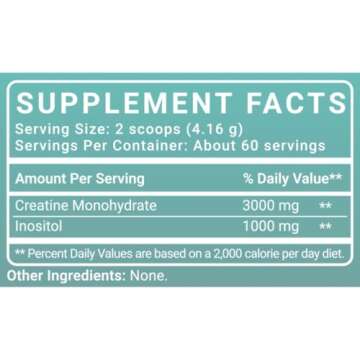 MD Logic Health Creatine + Inositol for Energy & Clarity