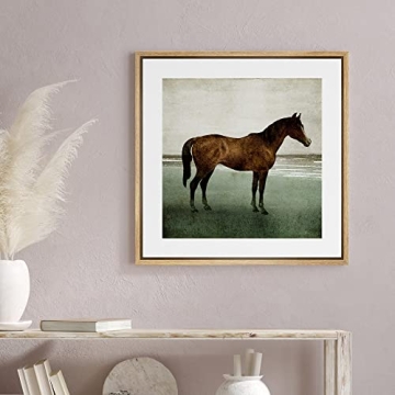 Stunning SIGNWIN Framed Canvas Vintage Horse Art