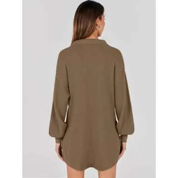 Stylish Caracilia Women Sweater Romper with Pockets for Fall