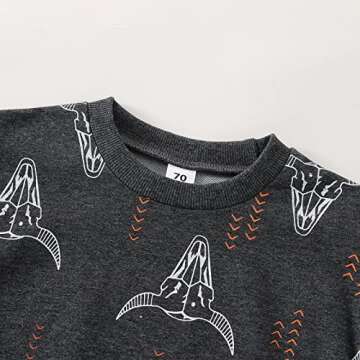 Omkzanbi Western Baby Girl Boy Clothes Sweatshirt Romper Cow Printed Bodysuit Long Sleeve Onesie Newborn Fall Winter Outfits (Dark Grey cow printed, 0-6 Months)