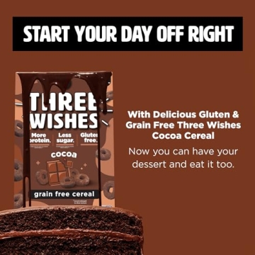 Three Wishes Cocoa Cereal - Plant-Based and Vegan Option