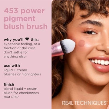 Real Techniques Power Pigment Blush Makeup Brush