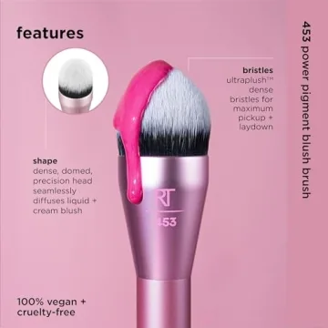 Real Techniques Power Pigment Blush Makeup Brush