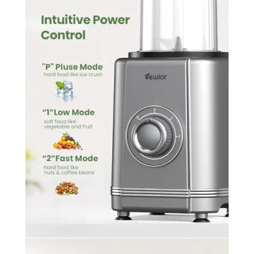 VEWIOR 1200W Blender for Smoothies, Compact and Powerful