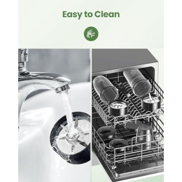 VEWIOR 1200W Blender for Smoothies, Compact and Powerful