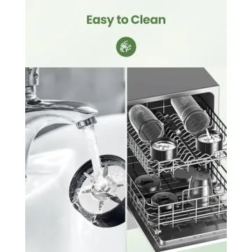 VEWIOR 1200W Blender for Smoothies, Compact and Powerful