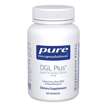 Pure Encapsulations DGL Plus Vegan Gut Health Supplement