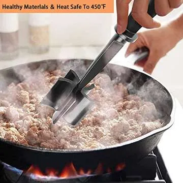 Premium Heat Resistant Hamburger Chopper for Perfect Dishes