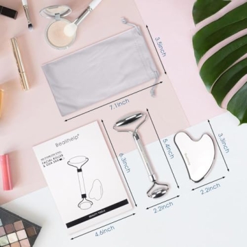 Bealihelp Stainless Steel Face Roller for Youthful Skin