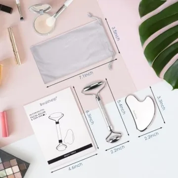 Bealihelp Stainless Steel Face Roller for Youthful Skin