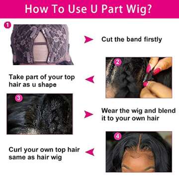 Dosacia Body Wave V Part Wig - 180% Density Glueless Style