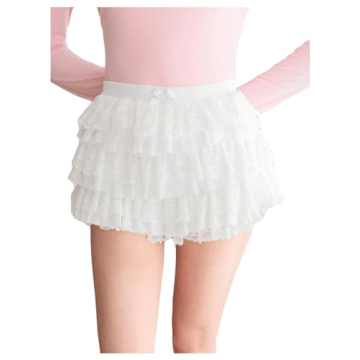 BEAUDRM Women's Y2k Ruffle Shorts for a Sweet Look