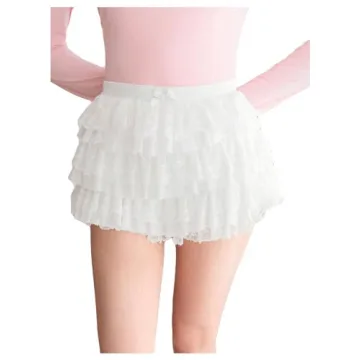 BEAUDRM Women's Y2k Ruffle Shorts for a Sweet Look