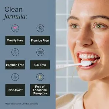 Boka Fluoride Free Toothpaste Nano Hydroxyapatite, Helps Remineralize, Appropriate for Sensitive Teeth, Whitening - for Adult, Kids Oral Care - Refresh Mint Flavor, 4 Fl Oz 1Pk