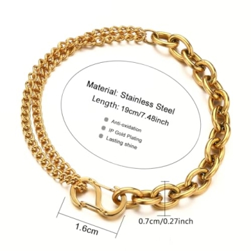 Stylish WangGao Stainless Steel Buckle Bracelet