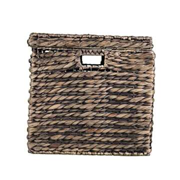 SEI Furniture Bruneau Water Hyacinth Cocktail Storage Trunk Table, Brown