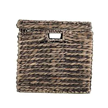 SEI Furniture Bruneau Water Hyacinth Cocktail Storage Trunk Table, Brown