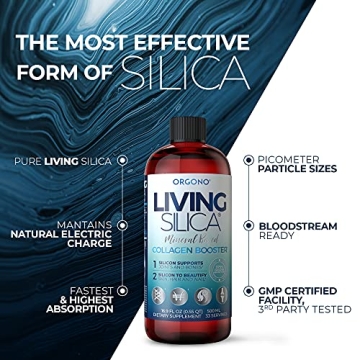 Living Silica: All-Natural Vegan Collagen Booster Drink
