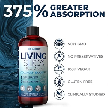 Living Silica: All-Natural Vegan Collagen Booster Drink