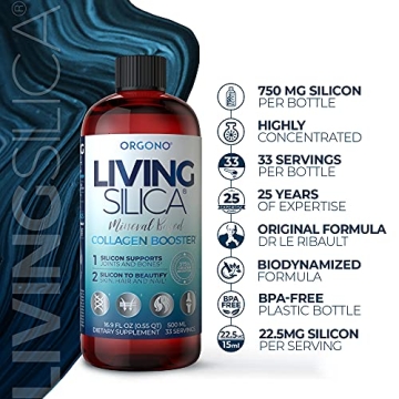 Living Silica: All-Natural Vegan Collagen Booster Drink