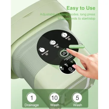 Compact 9L Portable Washing Machine for Small Loads