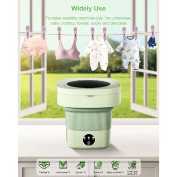 Compact 9L Portable Washing Machine for Small Loads