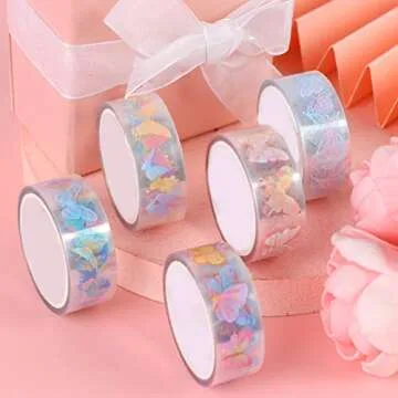 Waterproof Washi Tape Set for Creative Crafts and Gifts