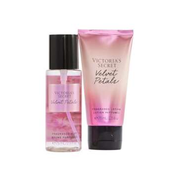 Victoria's Secret Velvet Petals 2 Piece Mini Mist & Lotion Gift Set