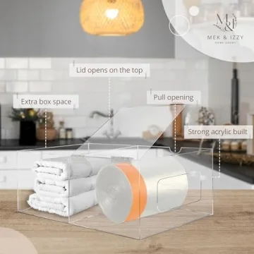 Acrylic Trash Bag Dispenser - Perfect Kitchen Organizer