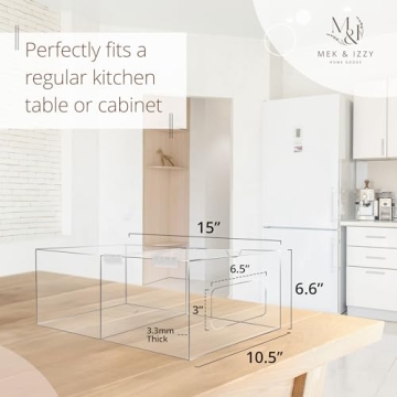 Acrylic Trash Bag Dispenser - Perfect Kitchen Organizer