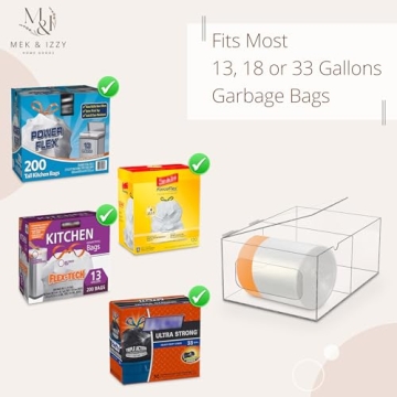 Acrylic Trash Bag Dispenser - Perfect Kitchen Organizer