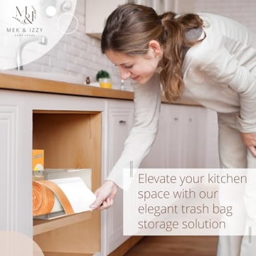 Acrylic Trash Bag Dispenser - Perfect Kitchen Organizer