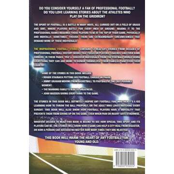 Inspirational Football Stories for Young Readers: 12 Unbelievable True Tales to Inspire and Amaze Yo...