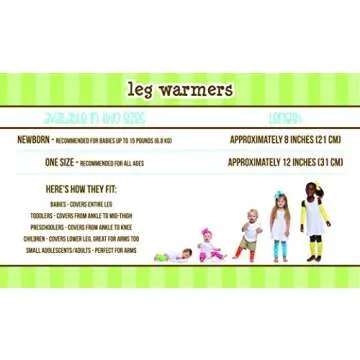 juDanzy Baby Leg Warmers - Stylish & Comfortable 3 Pairs