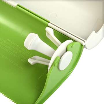 Stylish Hutzler Refillable Wrap Dispenser for Kitchen