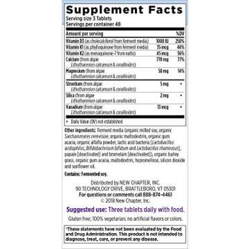 New Chapter Bone Strength Take Care 144 Slim Tablets