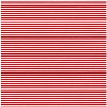 Caspari Oxford Stripe Red Gift Wrap for Special Occasions