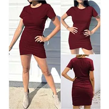 BTFBM Women's Summer Casual Beach Dress for Parties
