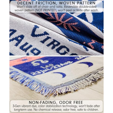 MayNest Boho Woven Throw Blanket for Stylish Comfort