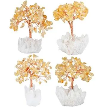 Mookaitedecor Citrine Crystal Tree for Wealth and Luck