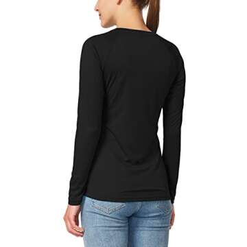 Baleaf Women's Long Sleeve Sun Protection Workout Tops