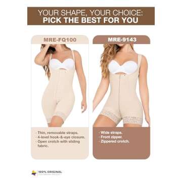 MARIAE FAJAS FQ100 Full Body Shaper Postpartum Girdle for Women | Colombianas Postparto para Mujer M...