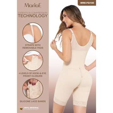 MARIAE FAJAS FQ100 Full Body Postpartum Girdle for Moms