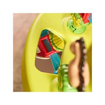 Evenflo ExerSaucer Playful Pastures Baby Bouncer, Walker, and Activity Center with 360 Degree Seat Spin and Machine Washable Seat Pad, Green