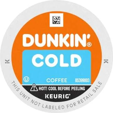 Dunkin' Cold Coffee, 60 Keurig K-Cup Pods