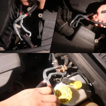 Upgrade Electrical Disconnect Pliers 60 Degree, 60° Automotive Electrical Connector Disconnect Pliers Car Electrical Connector Pliers for Long Spark, Fuel Line & Push Tab Style Plugs