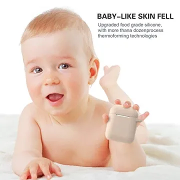 ATUAT AirPods Case Cover with Keychain for Protection