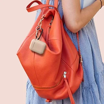 ATUAT AirPods Case Cover with Keychain for Protection