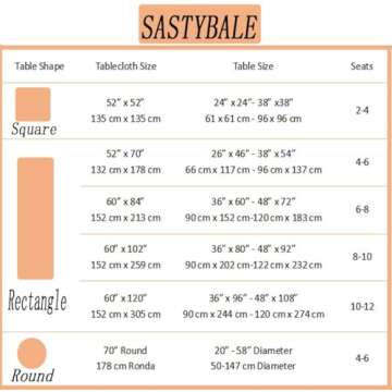 Jacquard Tablecloth Flower Pattern Polyester Table Cloth Spill Proof Dust-Proof Wrinkle Resistant Table Cover for Kitchen Dining Tabletop Decoration (Rectangle/Oblong, 60" x 84" (6-8 Seats), Gold)